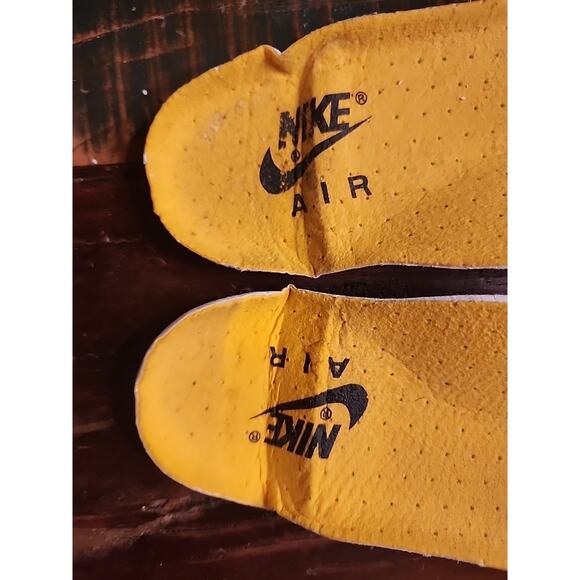 RARE 1992 Men’s Size 8.5 Nike Air Challenge Huarache Bright Goldenrod Agassi VTG main image 5